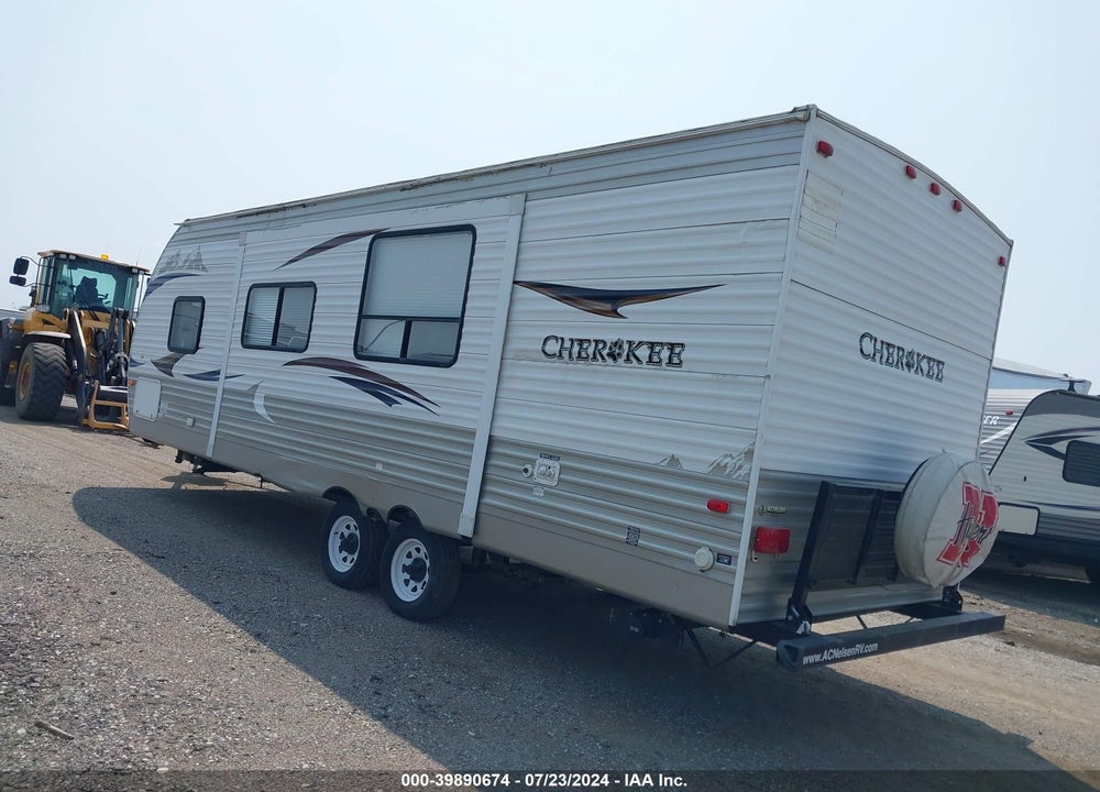 2012 FOREST RIVER CHEROKEE TRAVEL TRAILER VIN: 4X4TCKC21CX113006