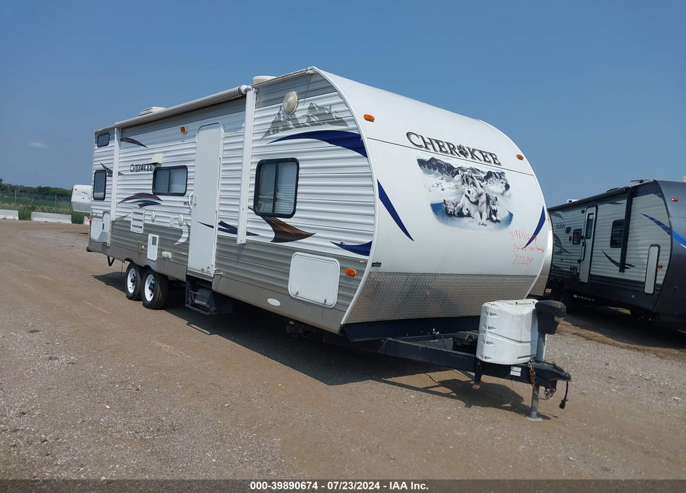 2012 FOREST RIVER CHEROKEE TRAVEL TRAILER VIN: 4X4TCKC21CX113006