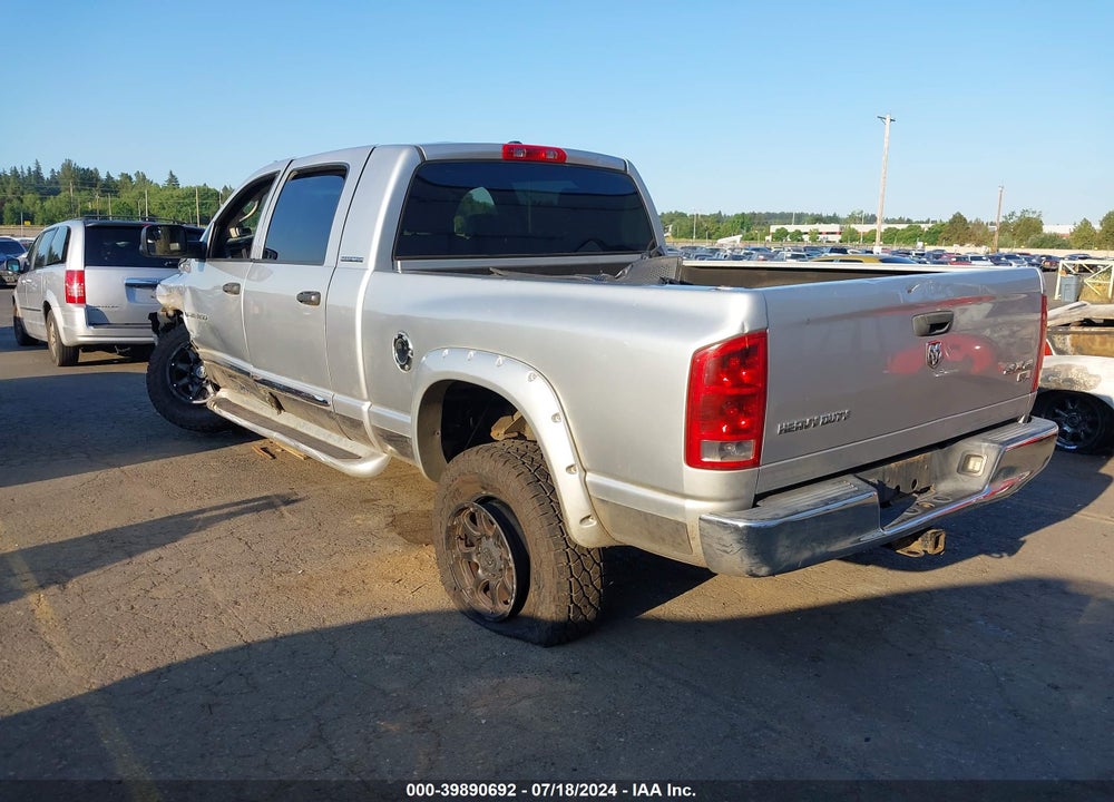 2006 DODGE RAM 3500 LARAMIE VIN: 3D7LX39C86G137012
