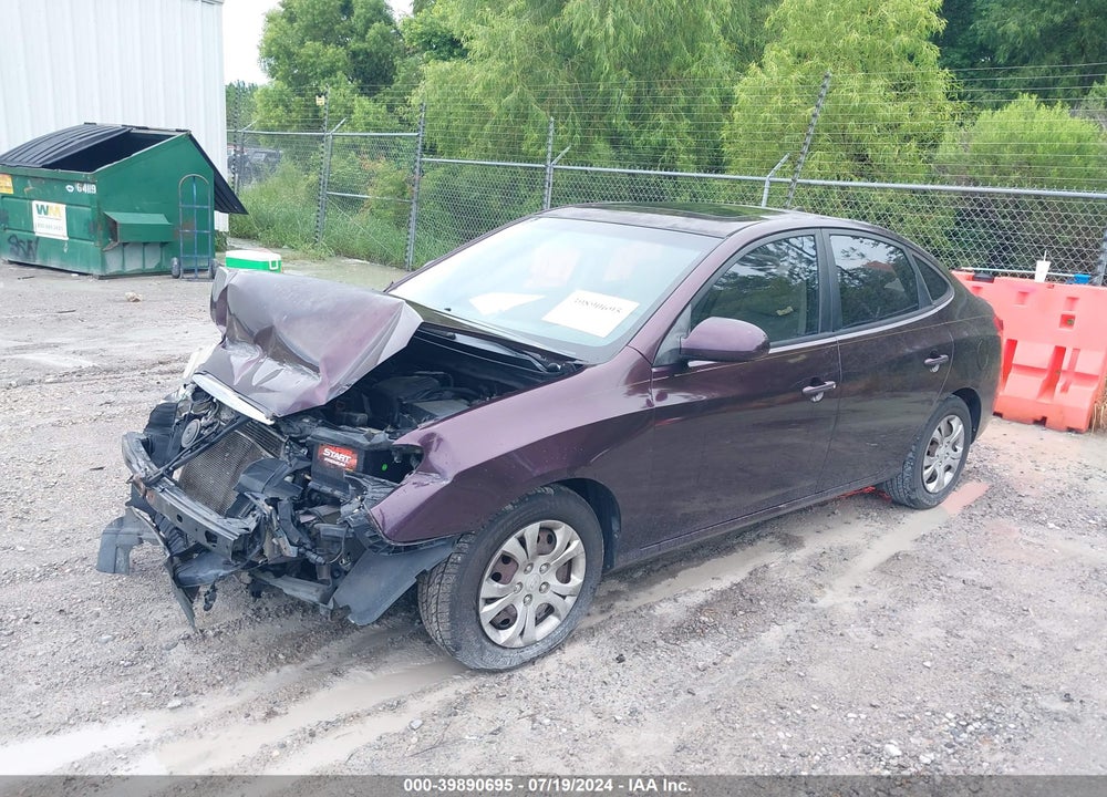 2009 HYUNDAI ELANTRA GLS VIN: KMHDU46D69U747210