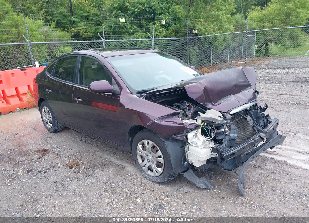 2009 HYUNDAI ELANTRA GLS VIN: KMHDU46D69U747210