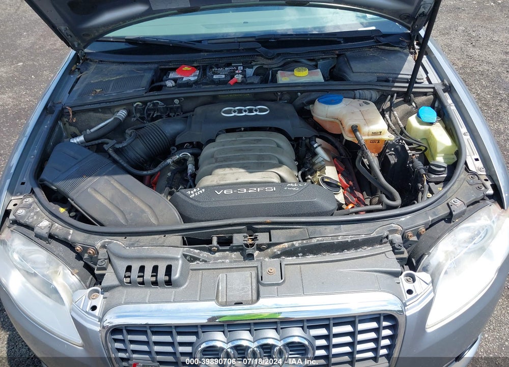 2008 AUDI A4 3.2 VIN: WAUDH78E38A050123