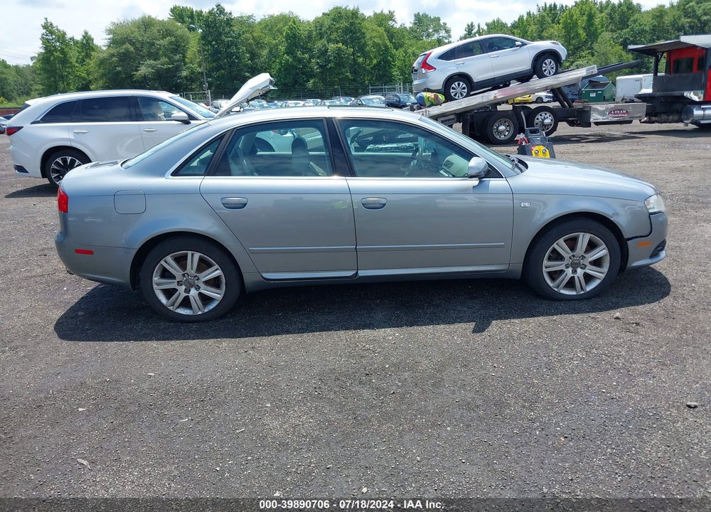 2008 AUDI A4 3.2 VIN: WAUDH78E38A050123