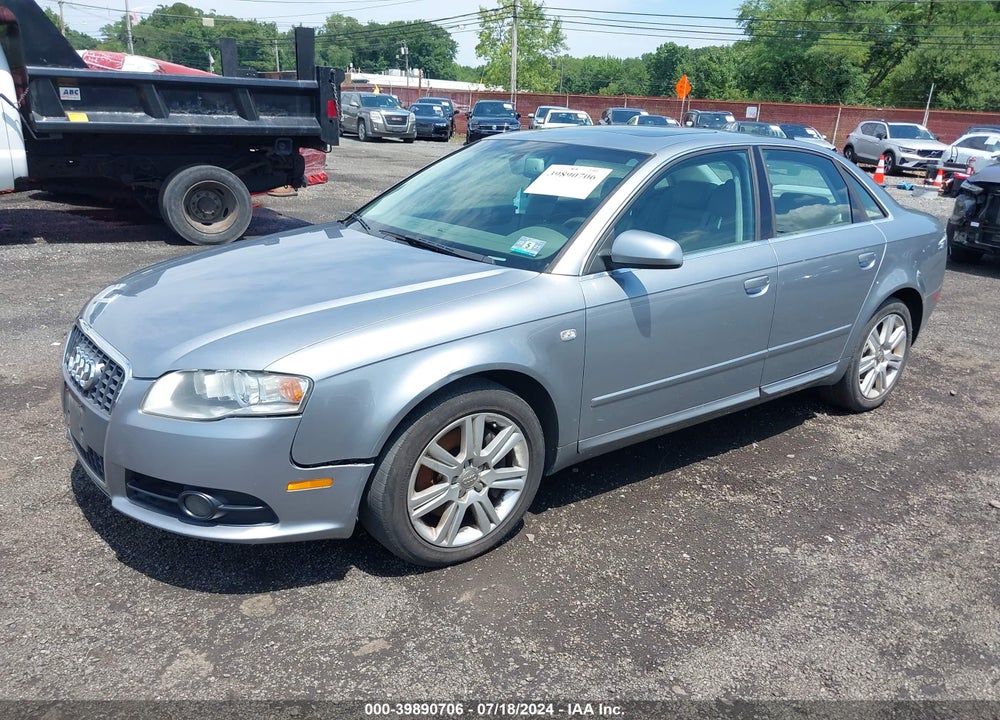 2008 AUDI A4 3.2 VIN: WAUDH78E38A050123