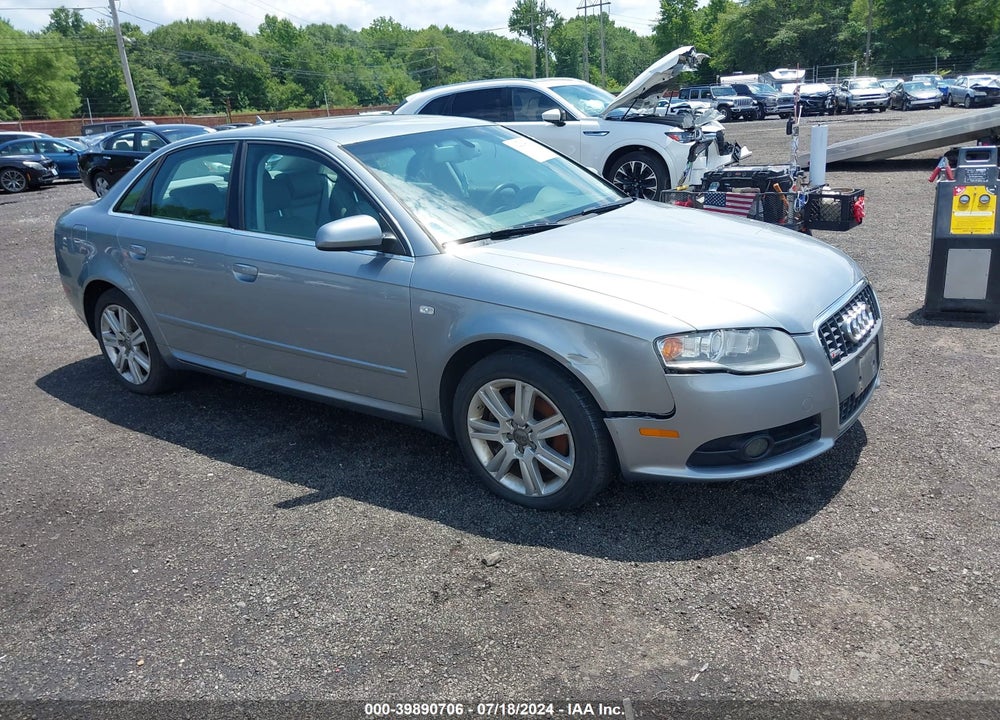 2008 AUDI A4 3.2 VIN: WAUDH78E38A050123