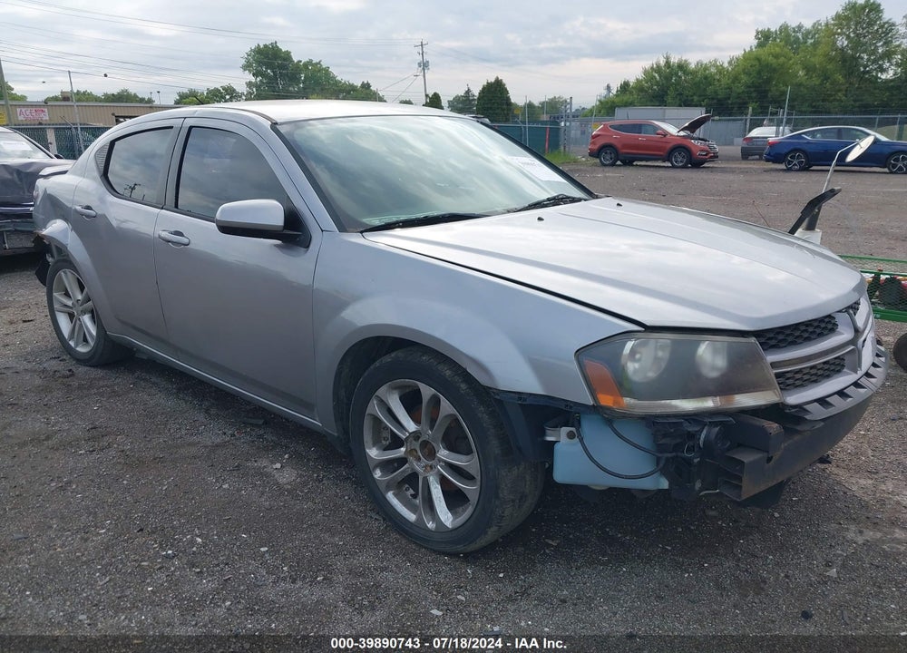2014 DODGE AVENGER SXT VIN: 1C3CDZCB7EN233990