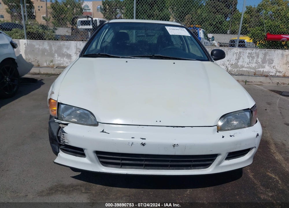 1993 HONDA CIVIC CX VIN: 2HGEH235XPH521509