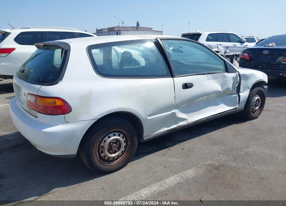 1993 HONDA CIVIC CX VIN: 2HGEH235XPH521509