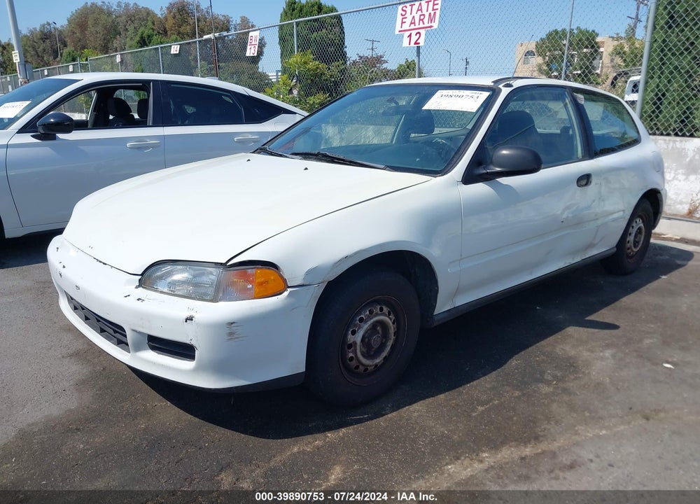 1993 HONDA CIVIC CX VIN: 2HGEH235XPH521509