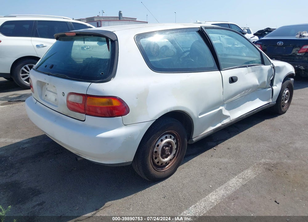 1993 HONDA CIVIC CX VIN: 2HGEH235XPH521509