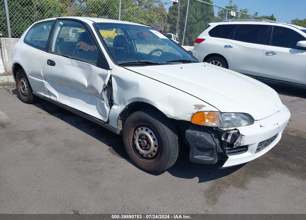 1993 HONDA CIVIC CX VIN: 2HGEH235XPH521509