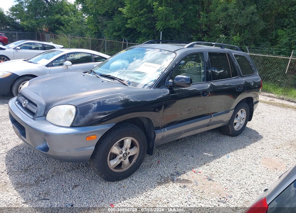 2005 HYUNDAI SANTA FE GLS VIN: KM8SC73D95U885818