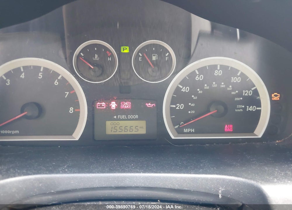 2005 HYUNDAI SANTA FE GLS VIN: KM8SC73D95U885818