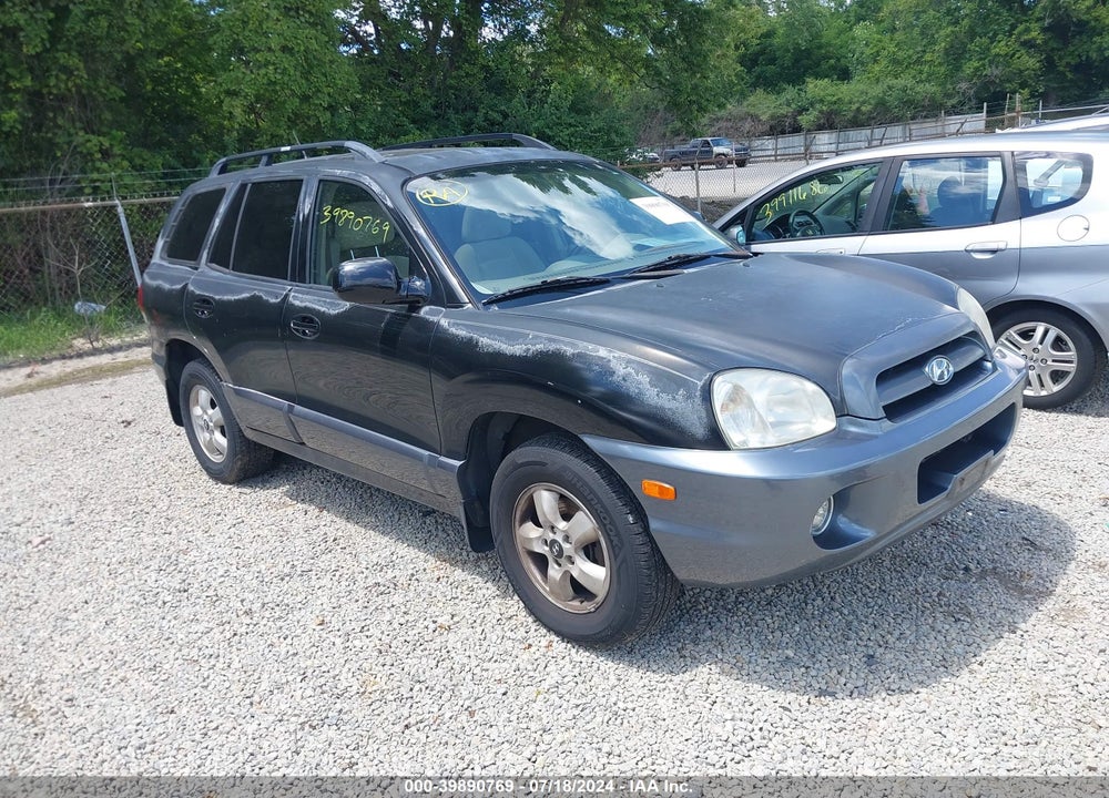 2005 HYUNDAI SANTA FE GLS VIN: KM8SC73D95U885818