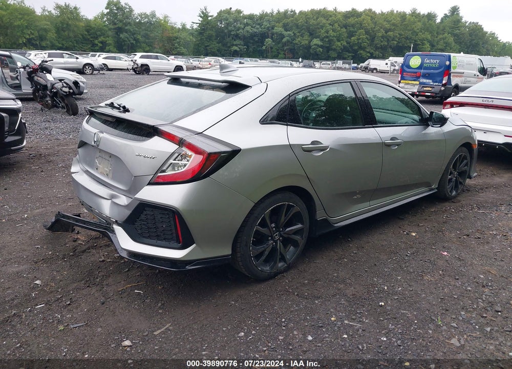 2019 HONDA CIVIC SPORT VIN: SHHFK7G4XKU225535