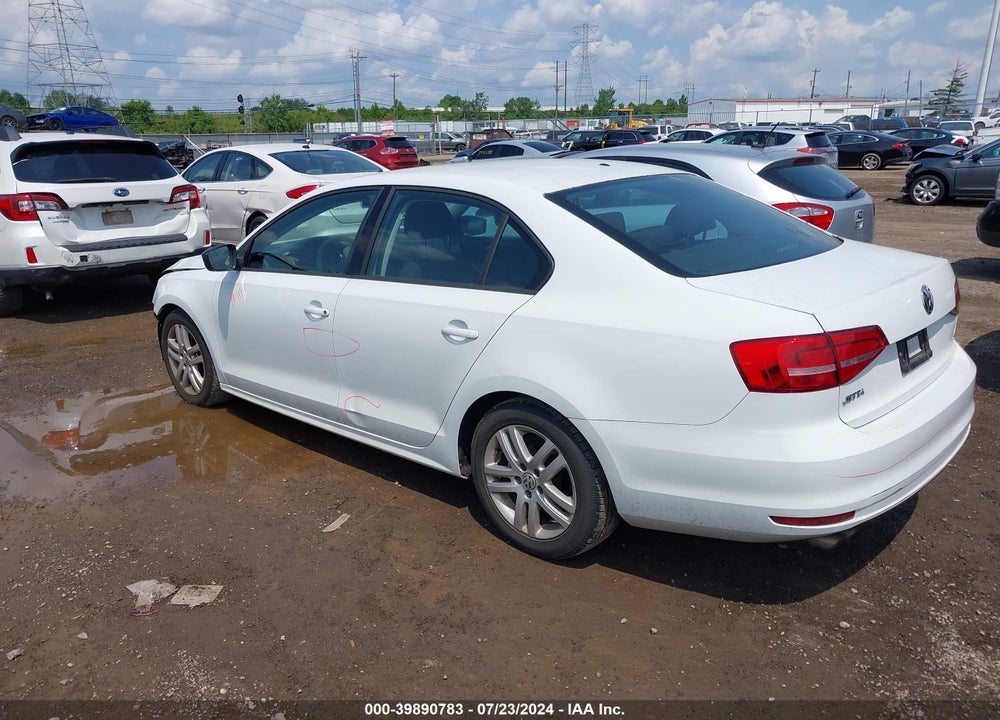 2015 VOLKSWAGEN JETTA 2.0L S VIN: 3VW2K7AJ1FM242432