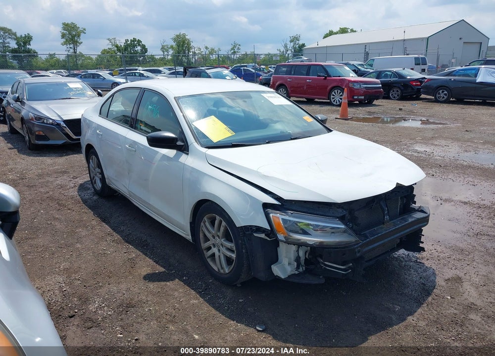 2015 VOLKSWAGEN JETTA 2.0L S VIN: 3VW2K7AJ1FM242432
