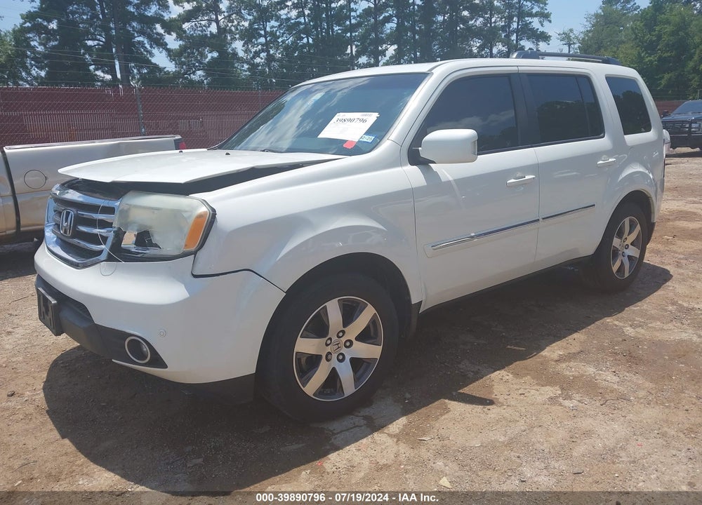 2012 HONDA PILOT TOURING VIN: 5FNYF3H98CB017981