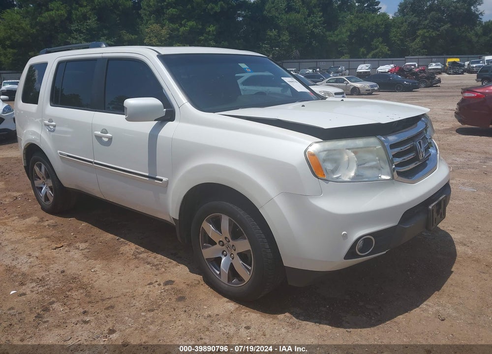 2012 HONDA PILOT TOURING VIN: 5FNYF3H98CB017981