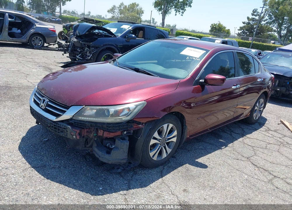 2013 HONDA ACCORD LX VIN: 1HGCR2F33DA029235