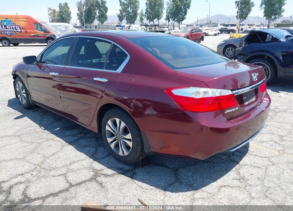 2013 HONDA ACCORD LX VIN: 1HGCR2F33DA029235