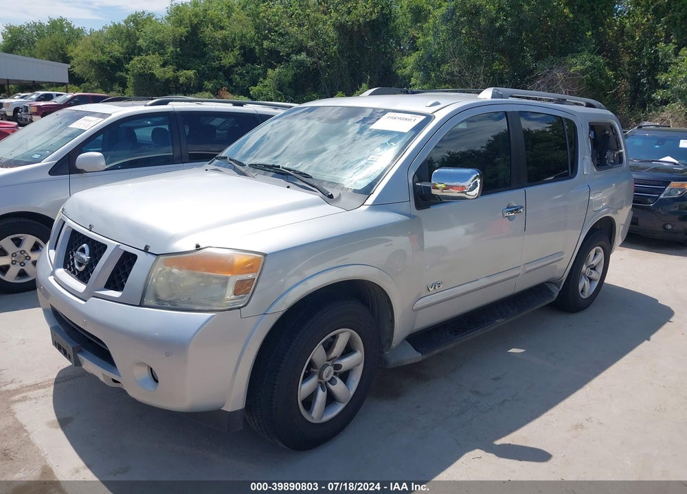 2008 NISSAN ARMADA SE VIN: 5N1AA08D98N629520