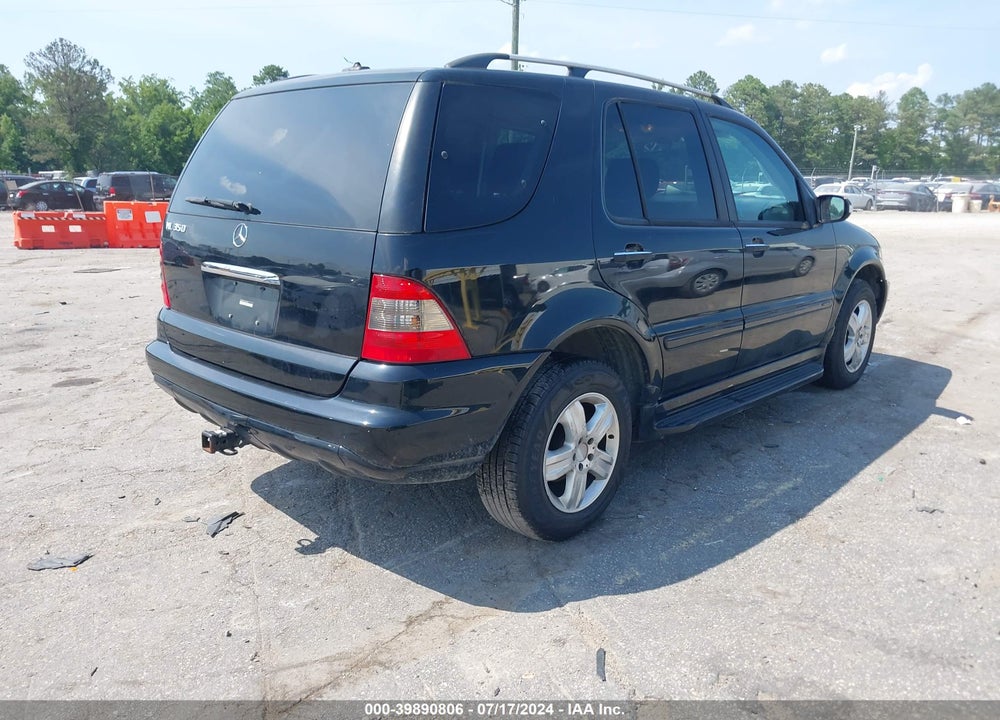 2005 MERCEDES-BENZ ML 350 VIN: 4JGAB57E05A556786