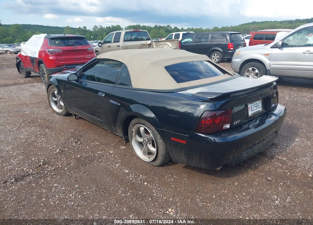 2003 FORD MUSTANG GT VIN: 1FAFP45X73F328770