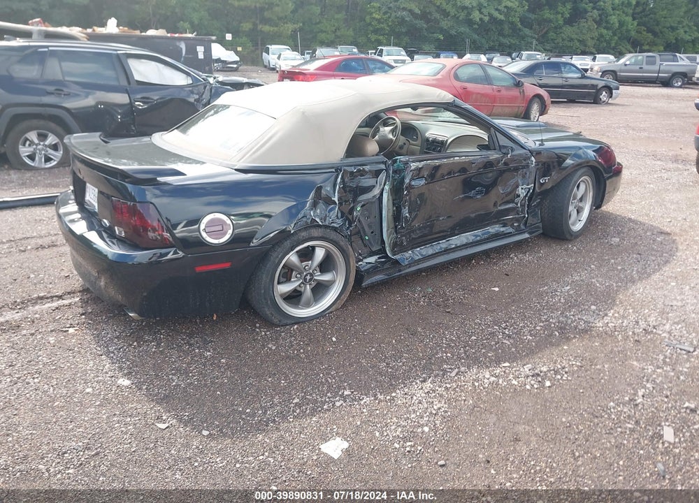 2003 FORD MUSTANG GT VIN: 1FAFP45X73F328770
