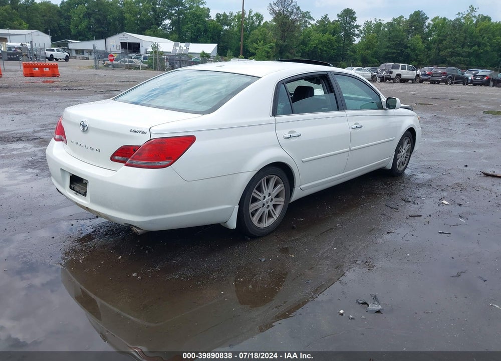 2009 TOYOTA AVALON LIMITED VIN: 4T1BK36BX9U349844