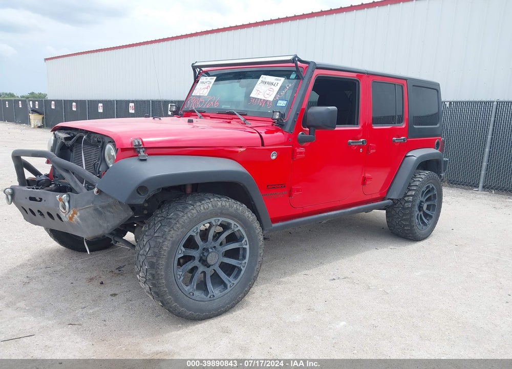 2016 JEEP WRANGLER UNLIMITED SPORT VIN: 1C4BJWDG5GL295069