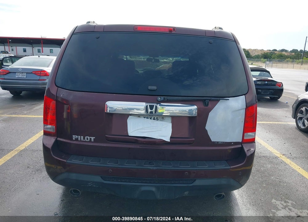 2013 HONDA PILOT TOURING VIN: 5FNYF3H96DB035834