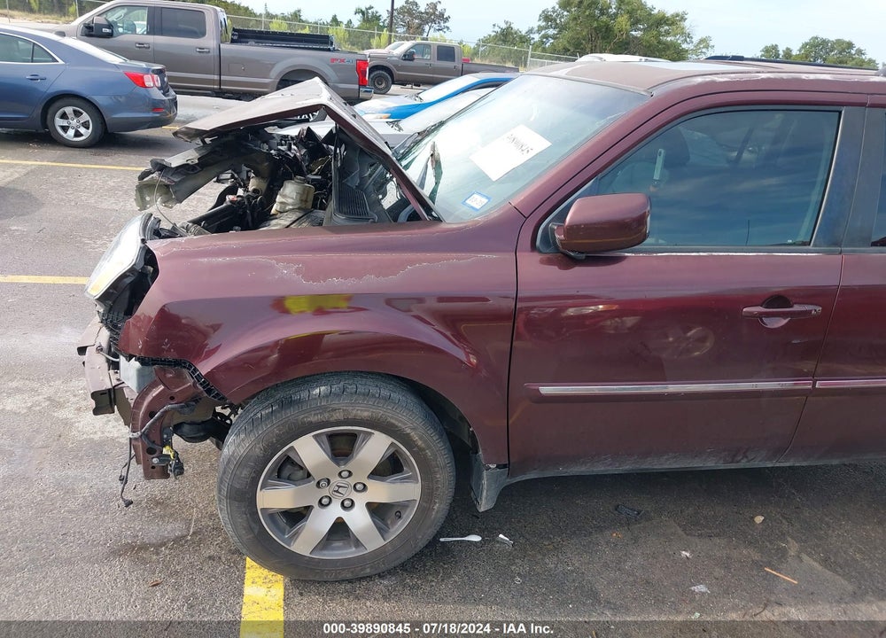 2013 HONDA PILOT TOURING VIN: 5FNYF3H96DB035834