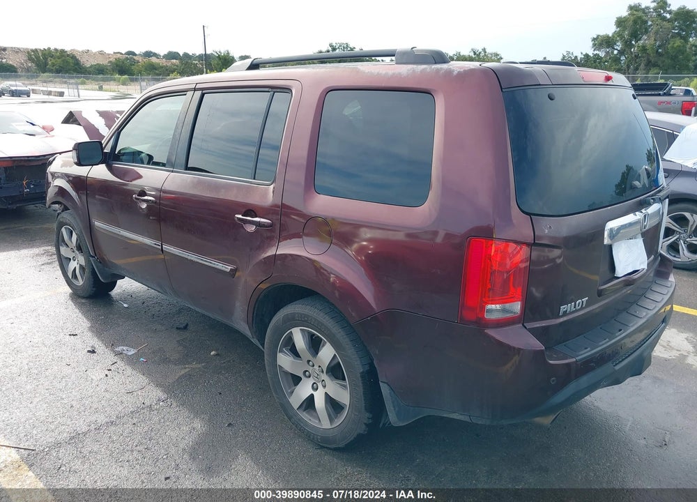 2013 HONDA PILOT TOURING VIN: 5FNYF3H96DB035834