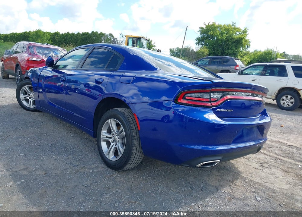 2019 DODGE CHARGER SXT RWD VIN: 2C3CDXBG3KH554799
