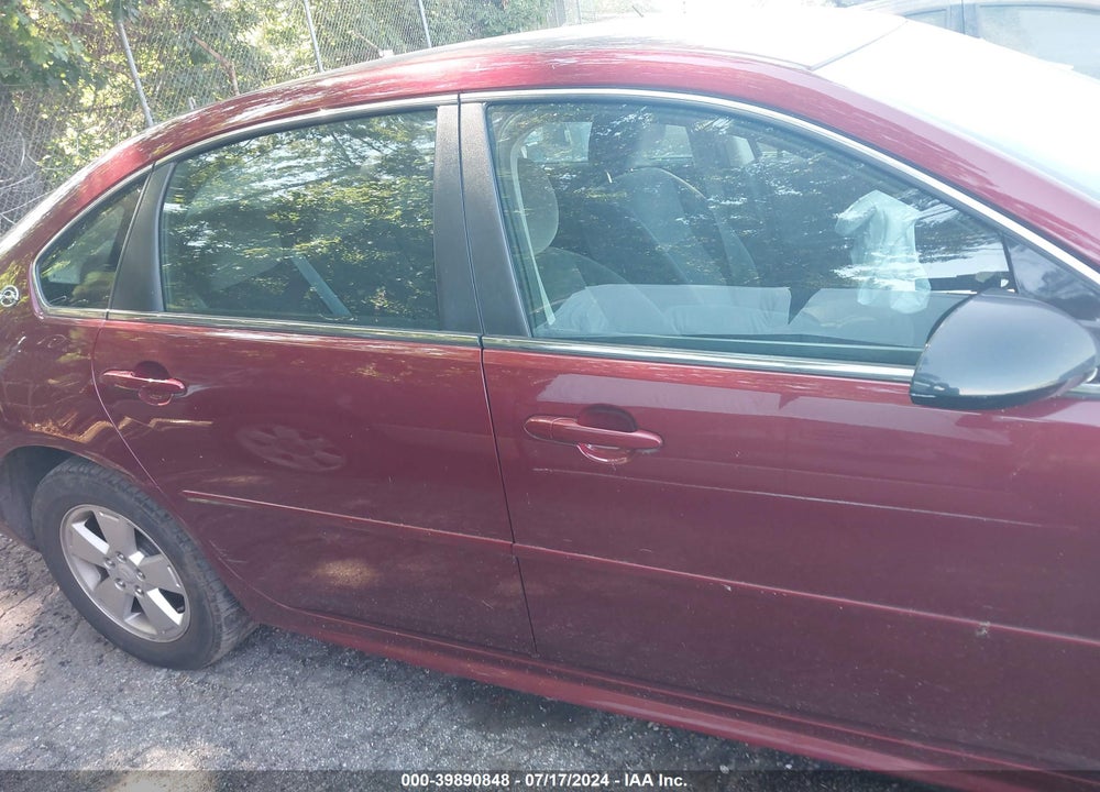 2009 CHEVROLET IMPALA VIN: 2G1WT57K691319693