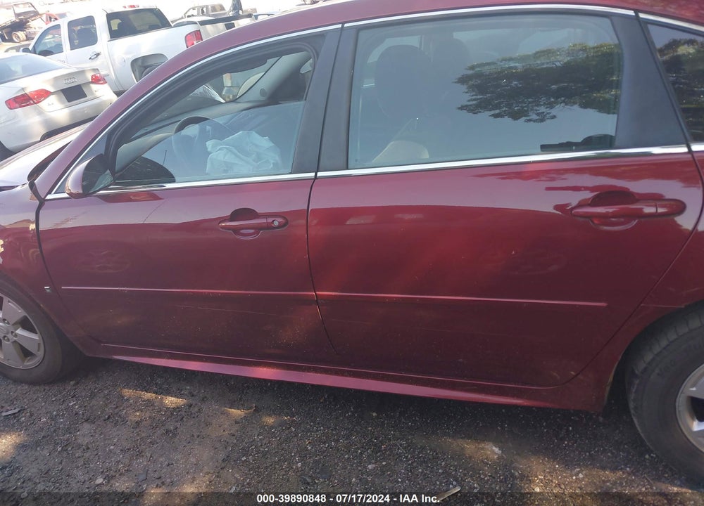 2009 CHEVROLET IMPALA VIN: 2G1WT57K691319693