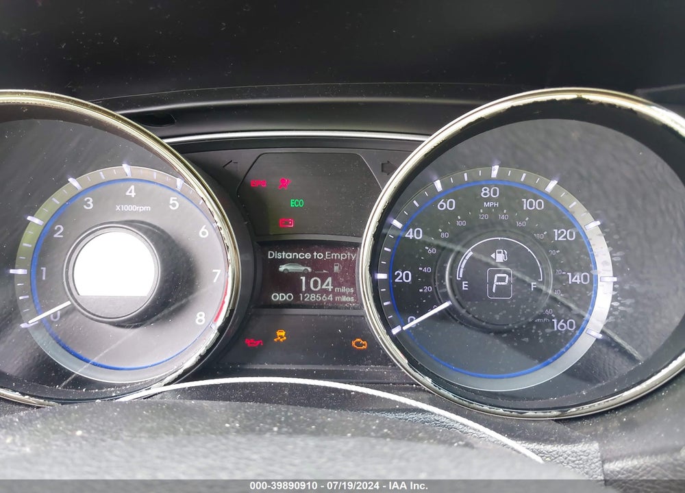2013 HYUNDAI SONATA VIN: 5NPEB4AC2DH734485