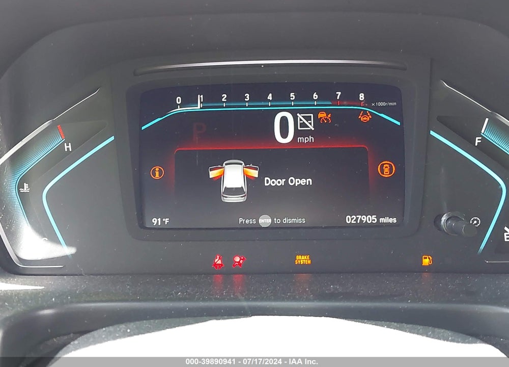 2023 HONDA ODYSSEY EX VIN: 5FNRL6H51PB054758