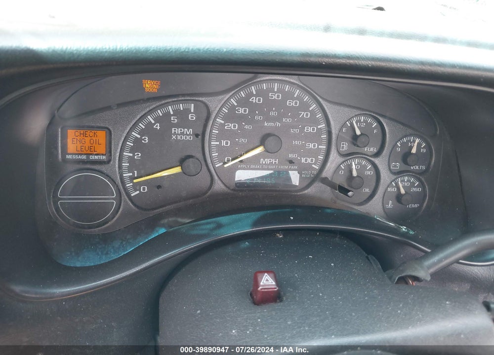 2000 CHEVROLET SILVERADO 1500 VIN: 1GCEC14W9YZ356181
