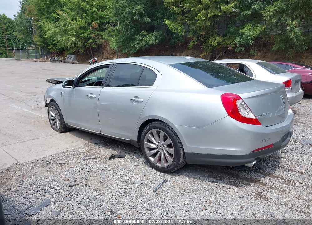 2013 LINCOLN MKS VIN: 1LNHL9DK2DG612896