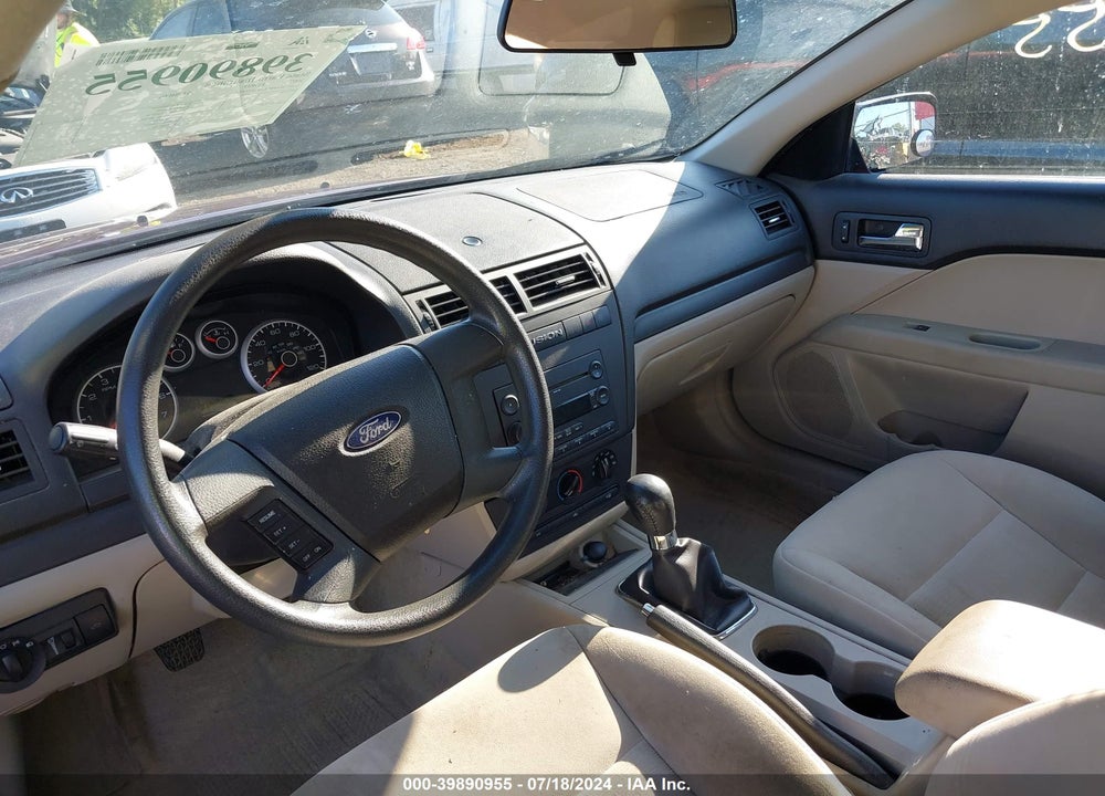 2007 FORD FUSION S VIN: 3FAHP06Z67R272007
