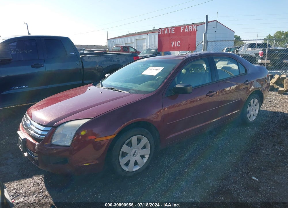 2007 FORD FUSION S VIN: 3FAHP06Z67R272007