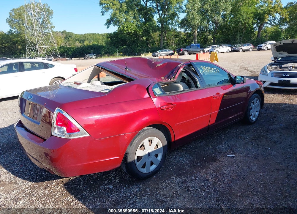 2007 FORD FUSION S VIN: 3FAHP06Z67R272007