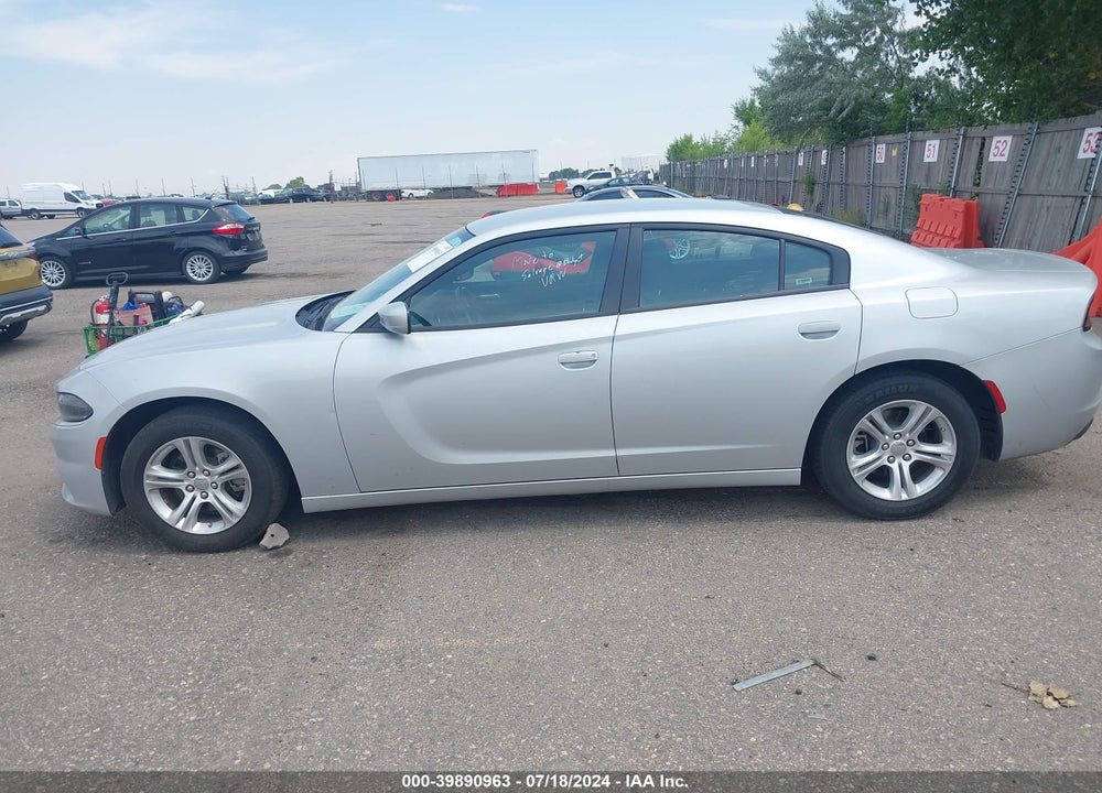 2022 DODGE CHARGER SXT RWD VIN: 2C3CDXBG6NH247972
