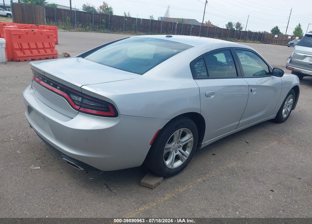2022 DODGE CHARGER SXT RWD VIN: 2C3CDXBG6NH247972