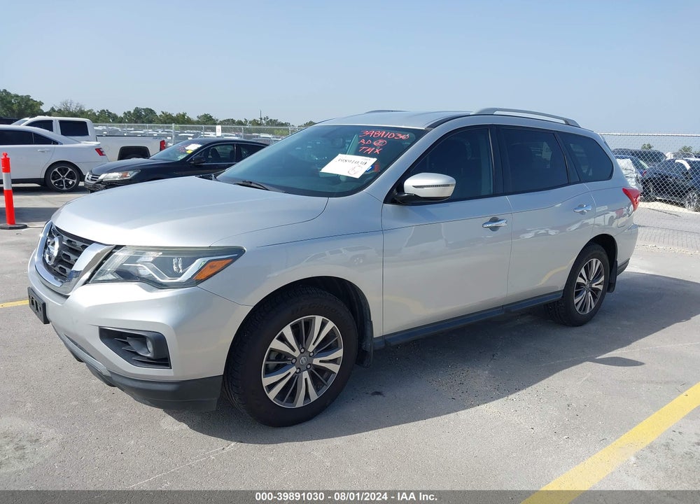 2017 NISSAN PATHFINDER SV VIN: 5N1DR2MN2HC698464