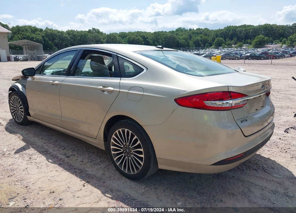 2018 FORD FUSION SE VIN: 3FA6P0HD6JR142938