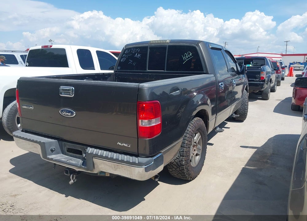 2005 FORD F-150 XLT VIN: 1FTRW12W95FB19814