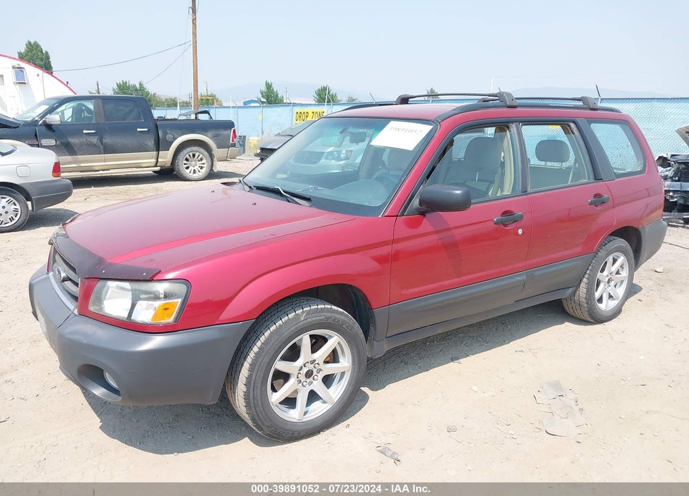 2005 SUBARU FORESTER 2.5X VIN: JF1SG63695G755482